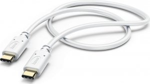 Kabel USB Hama USB-C - USB-C 1.5 m Biały (002015920000) 2