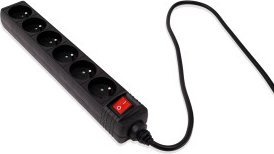 Listwa zasilająca Hama Standard 6 gniazd 1.5 m czarna (P22237460000) 2