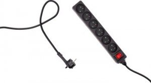 Listwa zasilająca Hama Standard 6 gniazd 1.5 m czarna (P22237460000) 3