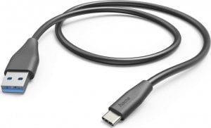 Kabel USB Hama USB-A - USB-C 1.5 m Czarny (002015950000) 1