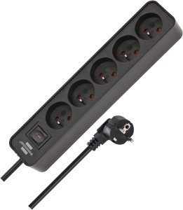 Listwa zasilająca Brennenstuhl Ecolor 5 gniazd 1.5 m czarna (002181950000) 5