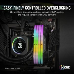 Pamięć Corsair Vengeance RGB, DDR5, 48 GB, 7200MHz, CL36 (CMH48GX5M2B7200C36) 9