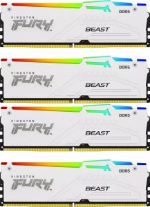 Pamięć Kingston Fury Beast RGB, DDR5, 64 GB, 5200MHz, CL40 (KF552C40BWAK4-64) 1