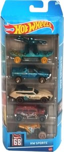 Hot Wheels Autka Hot Wheels - HW Sports - 5 pak 2