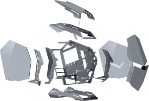 Obudowa Jonsbo MOD3 Mini szara 9