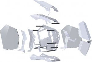 Obudowa Jonsbo MOD3 Mini biała 9