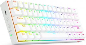 Klawiatura Redragon Klawiatura Redragon K530W RGB Draconic Pro Biała 3