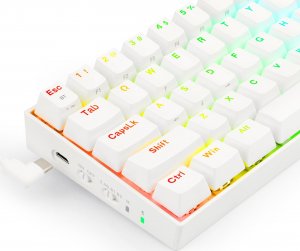 Klawiatura Redragon Klawiatura Redragon K530W RGB Draconic Pro Biała 7