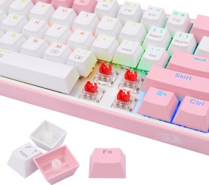 Klawiatura Redragon K617 Fizz  (K617-RGB pink) 5