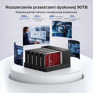 Stacja dokująca Orico 5x SATA 3,5 / 2,5" z funkcją duplikatora 6