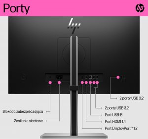 Monitor HP E24T G5 (6N6E6AA#ABB) 16