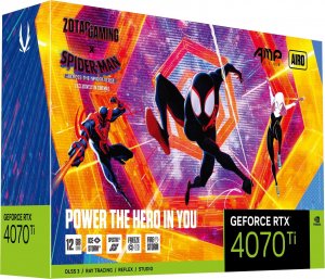 Zotac Gaming GeForce RTX 4070 Ti AMP AIRO Spider-Man 12GB