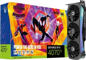 Karta graficzna Zotac Gaming GeForce RTX 4070 Ti AMP AIRO Spider-Man 12GB GDDR6X (ZT-D40710F-10SMP) 1