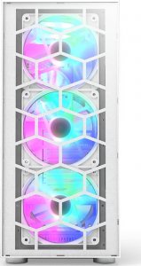 Obudowa Montech X3 TG RGB biała 2