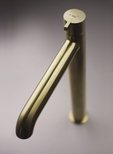 Bateria umywalkowa Deante Silia stojąca złoty (BQS R20K) 5