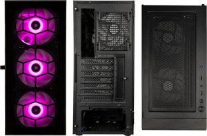 Obudowa Kolink Observatory HF Glass ARGB czarna 4