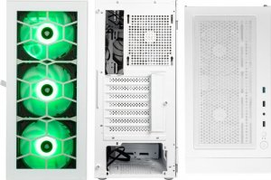 Obudowa Kolink Observatory HF Glass ARGB biała 4