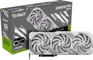 Karta graficzna Palit GeForce RTX 4070 Ti GamingPro White OC 12GB GDDR6X (NED407TV19K9-1043W) 1