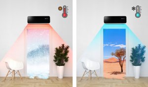 Lehmann Kurtyna powietrzna, z funkcją grzania, ECO, WIFI, 2000W (Cepero) 10