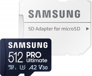 Karta Samsung Pro Ultimate MicroSDXC 512 GB Class 10 UHS-I/U3 A2 V30 (MB-MY512SA/WW) 4