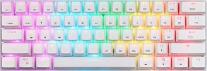 Klawiatura Motospeed Bezprzewodowa klawiatura mechaniczna Motospeed SK62 Biała (czerwone przełączniki) 3