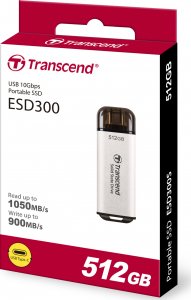 Dysk zewnętrzny SSD Transcend ESD300S 512GB Srebrny (TS512GESD300S) 7
