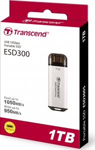 Dysk zewnętrzny SSD Transcend ESD300S 1TB Srebrny (TS1TESD300S) 7