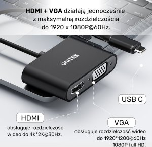 Adapter AV Unitek  (V1168A) 8