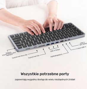 Klawiatura Unitek 9w1 (D1092A) 9