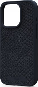 Njord by Elements Etui do iPhone 15 Pro MagSafe Skóra łososia Czarne 1