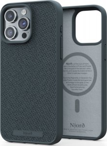 Njord by Elements Etui do iPhone 15 Pro Max MagSafe Tkanina - Szary 9