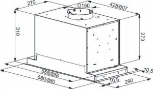 Okap Kernau Okap KBH 1460 B 3