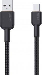 Kabel USB Aukey USB-A - USB-C 1.8 m Czarny (CB-NAC2 BK) 2