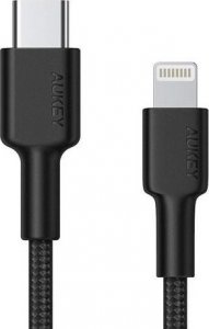 Kabel USB Aukey USB-C - Lightning 1.8 m Czarny (CB-CL4) 1