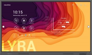 System interaktywny Newline  Newline Lyra tablica interkatywna 165,1 cm (65") 3840 x 2160 px Ekran dotykowy Czarny 1