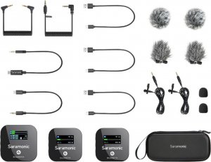 Mikrofon Saramonic Saramonic Blink900 B2 (RX + TX + TX) Zestaw do bezprzewodowej transmisji dźwięku 4