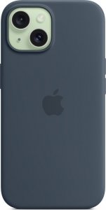 Apple Etui silikonowe z MagSafe do iPhonea 15 - sztormowy błękit 3