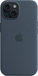 Apple Etui silikonowe z MagSafe do iPhonea 15 - sztormowy błękit 4