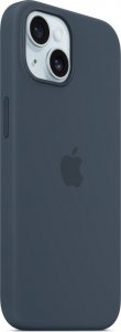 Apple Etui silikonowe z MagSafe do iPhonea 15 - sztormowy błękit 5