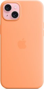 Apple Etui silikonowe z MagSafe do iPhonea 15 Plus - pomarańczowy sorbet 2