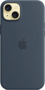 Apple Etui silikonowe z MagSafe do iPhonea 15 Plus - sztormowy błękit 3
