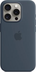 Apple Etui silikonowe z MagSafe do iPhonea 15 Pro - sztormowy błękit 1
