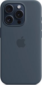 Apple Etui silikonowe z MagSafe do iPhonea 15 Pro - sztormowy błękit 2