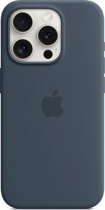 Apple Etui silikonowe z MagSafe do iPhonea 15 Pro - sztormowy błękit 3