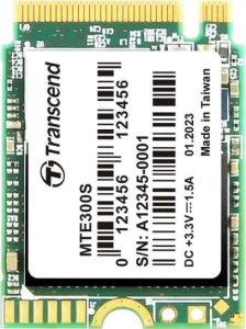 Dysk SSD Transcend MTE300S 1TB M.2 2230 PCI-E x4 Gen3 NVMe (TS1TMTE300S) 1