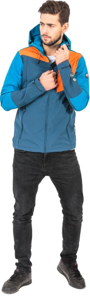 Kurtka męska Elbrus Kurtka RANDAL SOFTSHELL PROTECTION SYSTEM 15 000 BLUE WING TEAL/BRILLIANT BLUE/PUFFIN'S BILL XXL 4