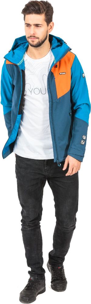 Kurtka męska Elbrus Kurtka RANDAL SOFTSHELL PROTECTION SYSTEM 15 000 BLUE WING TEAL/BRILLIANT BLUE/PUFFIN'S BILL XXL 5