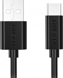 Kabel USB Choetech USB-A - USB-C 3 m Czarny (AC0004) 1