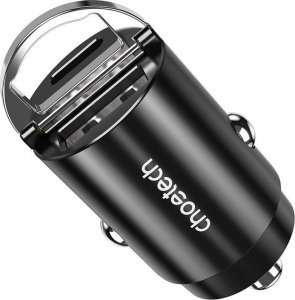 Ładowarka Choetech Ładowarka samochodowa Choetech TC0006 1x USB-A, 1x USB-C 30W PD 3.0 (czarna) 2