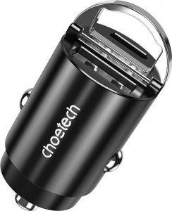 Ładowarka Choetech Ładowarka samochodowa Choetech TC0006 1x USB-A, 1x USB-C 30W PD 3.0 (czarna) 5